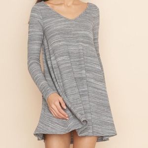 Garage v-neck swing dress full sleeved